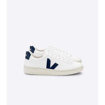 White/Navy Women's Veja URCA CWL Sneakers | AU 628OKI